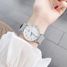 Load image into Gallery viewer, Tissot T Classic Everytime Medium White Dial Two Tone NATO Strap Watch for Women - T109.410.18.032.00