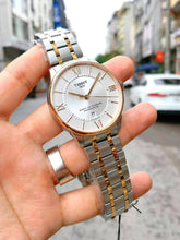 Load image into Gallery viewer, Tissot Chemin des Tourelles Powermatic 80 Silver Dial Two Tone Steel Strap Watch for Men - T099.407.22.038.02