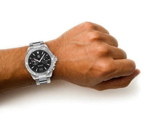 Load image into Gallery viewer, Tag Heuer Aquaracer Quartz Black Dial Silver Steel Strap Watch for Men - WAY111Z.BA0928