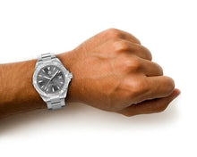 Load image into Gallery viewer, Tag Heuer Aquaracer Automatic Anthracite Grey Dial Silver Steel Strap Watch for Men - WAY2113.BA0928