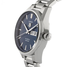 Load image into Gallery viewer, Tag Heuer Carrera Automatic Blue Dial Silver Steel Strap Watch for Men - WAR201E.BA0723