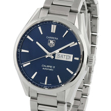 Load image into Gallery viewer, Tag Heuer Carrera Automatic Blue Dial Silver Steel Strap Watch for Men - WAR201E.BA0723
