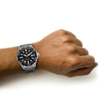 Load image into Gallery viewer, Tag Heuer Aquaracer Black Dial Silver Steel Strap Strap Watch for Men - WAY201A.BA0927