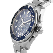 Load image into Gallery viewer, Tag Heuer Aquaracer Blue Dial SIlver Steel Strap Watch for Men - CAY111B.BA0927