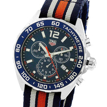 Load image into Gallery viewer, Tag Heuer Formula 1 Chronograph 43mm Blue Dial NATO Strap Watch for Men - CAZ1014.FC8196