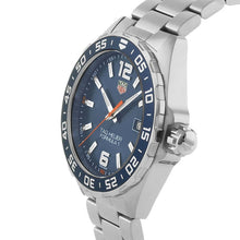 Load image into Gallery viewer, Tag Heuer Formula 1 Quartz Blue Dial Silver Steel Strap Watch for Men - WAZ1010.BA0842
