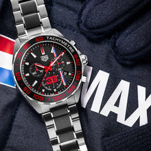 Load image into Gallery viewer, Tag Heuer Formula 1 Max Verstappen Limited Edition Grey Dial Two Tone Steel Strap Watch for Gents - CAZ101U.BA0843