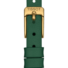 Load image into Gallery viewer, Tissot Lovely Round Green Mother of Pearl Dial Green Leather Strap Watch for Women - T140.009.36.091.00