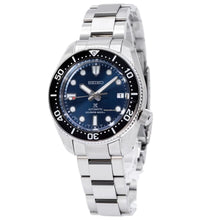 Load image into Gallery viewer, Seiko Prospex Sea Automatic Diver Green Dial Silver Steel Strap Watch For Men - SPB187J1