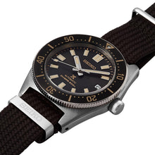 Load image into Gallery viewer, Seiko Prospex 1965 Diver’s Re-Interpretation Automatic Black Dial Brown NATO Strap Watch For Men - SPB239J1