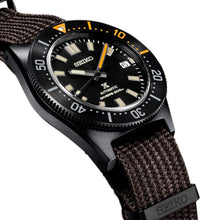 Load image into Gallery viewer, Seiko Prospex Black Series 1965 Limited Edition Black Dial Brown NATO Strap Watch For Men - SPB253J1