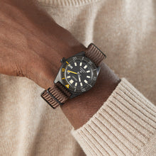 Load image into Gallery viewer, Seiko Prospex Black Series 1965 Limited Edition Black Dial Brown NATO Strap Watch For Men - SPB253J1