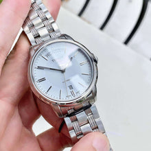 Load image into Gallery viewer, Tissot T Classic Automatic III Day Date White Dial Silver Steel Strap Watch for Men - T065.930.11.031.00