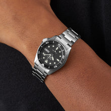 Load image into Gallery viewer, Seiko 5 Sports SKX Automatic Black Dial Silver Steel Strap Watch For Men - SRPK29K1