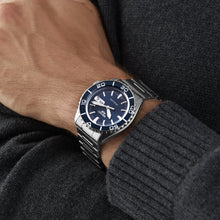 Load image into Gallery viewer, Seiko 5 Sports Automatic Blue Dial Silver Steel Strap Watch for Men - SRPK97K1