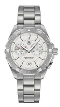Load image into Gallery viewer, Tag Heuer Aquaracer Chronograph White Dial Silver Steel Strap Watch for Men - WAY111Y.BA0928