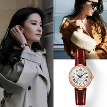 Load image into Gallery viewer, Tissot Bellissima Small Lady Diamonds Silver Dial Brown Leather Strap Watch For Women - T126.207.66.113.00