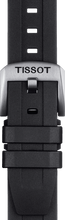 Load image into Gallery viewer, Tissot PRC 200 Chronograph Black Dial Black Rubber Strap Watch for Men - T114.417.17.057.00
