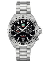Load image into Gallery viewer, Tag Heuer Formula 1 Black Dial Silver Steel Strap Watch for Men - WAZ111A.BA0875