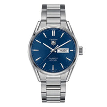 Load image into Gallery viewer, Tag Heuer Carrera Automatic Blue Dial Silver Steel Strap Watch for Men - WAR201E.BA0723