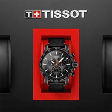 Load image into Gallery viewer, Tissot Supersport Chrono Grey Dial Black Nylon Strap Watch For Men - T125.617.36.081.00