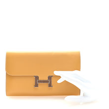 Load image into Gallery viewer, Tadelakt Lizard Constance Long Wallet Sable Cecil