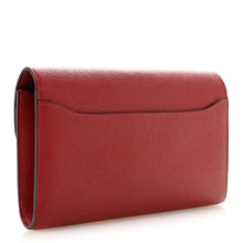Load image into Gallery viewer, Epsom Enamel Constance Long Wallet Rouge Grenat