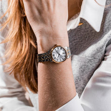 Load image into Gallery viewer, Tissot T Classic Carson Lady Premium Silver Dial Two Tone Steel Strap Watch For Women - T122.210.22.033.00