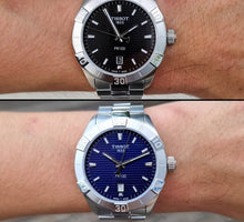 Load image into Gallery viewer, Tissot PR 100 Sport Blue Dial Silver Steel Strap Watch For Men - T101.610.11.041.00