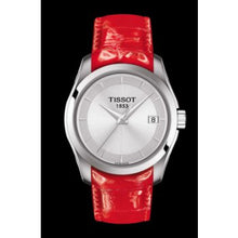 Load image into Gallery viewer, Tissot Couturier Lady Silver Dial Red Leather Strap Watch for Women - T035.210.16.031.01