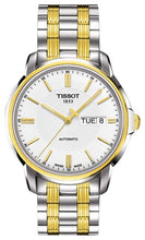 Load image into Gallery viewer, Tissot T Classic Automatics III White Dial Two Tone Steel Strap Watch For Men - T065.430.22.031.00