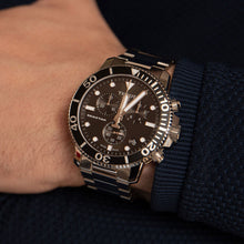 Load image into Gallery viewer, Tissot Seastar 1000 Chronograph Black Dial Silver Steel Strap Watch For Men - T120.417.11.051.00