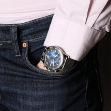 Load image into Gallery viewer, Tissot Seastar 1000 Chronograph Blue Dial Silver Mesh Bracelet Watch For Men - T120.417.11.041.02