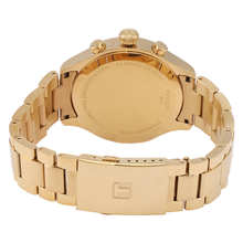 Load image into Gallery viewer, Tissot Chrono XL Classic Black Dial Gold Steel Strap Watch for Men - T116.617.33.051.00