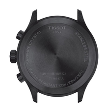Load image into Gallery viewer, Tissot Chrono XL Vintage Chronograph Black Dial Black Leather Strap Watch For Men - T116.617.36.052.02