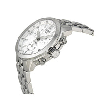 Load image into Gallery viewer, Tissot PRC 200 Chronograph White Dial Silver Steel Strap Watch For Men - T055.417.11.017.00