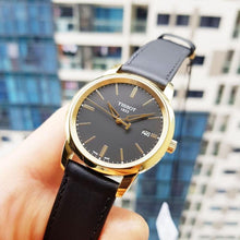 Load image into Gallery viewer, Tissot T Classic Dream Black Dial Black Leather Strap Watch for Men - T033.410.36.051.01