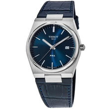 Load image into Gallery viewer, Tissot PRX Blue Dial Blue Leather Strap Watch for Men - T137.410.16.041.00