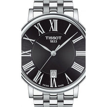 Load image into Gallery viewer, Tissot Carson Premium Black Dial Silver Steel Strap Watch For Men - T122.410.11.053.00