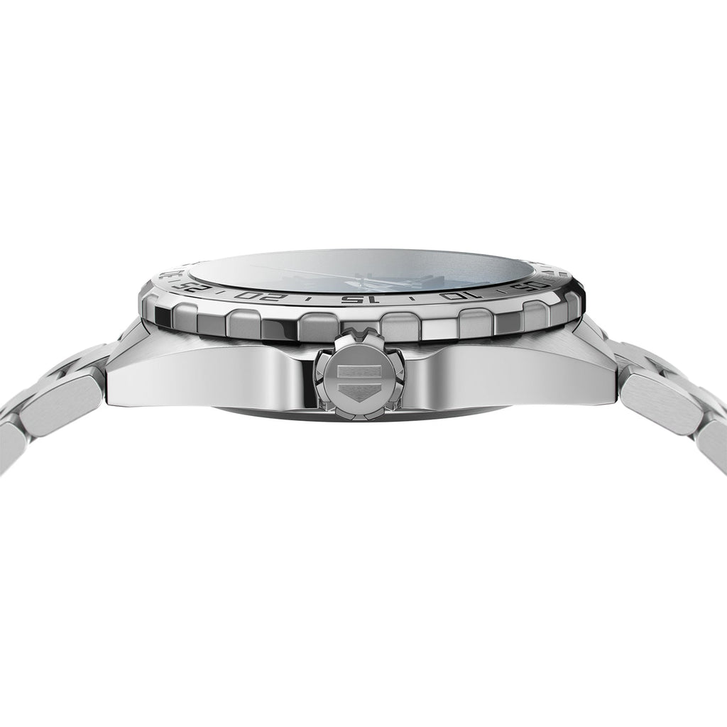 Tag Heuer Formula 1 Blue Dial Silver Steel Strap Watch for Men - WAZ1118.BA0875