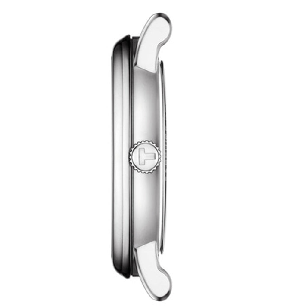 Tissot Carson Premium Lady Mother of Pearl Pink Dial Silver Steel Strap Watch For Women - T122.210.11.159.00