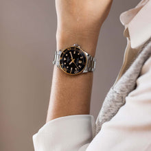 Load image into Gallery viewer, Tissot Seastar 1000 Black Dial Silver Steel Strap Watch For Men - T120.210.21.051.00