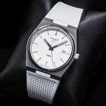 Load image into Gallery viewer, Tissot PRX 40 White Dial White Rubber Strap Watch For Men -  T137.410.17.011.00