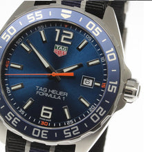 Load image into Gallery viewer, Tag Heuer Formula 1 Quartz Blue Dial Two Tone NATO Strap Watch for Men - WAZ1010.FC8197