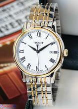 Load image into Gallery viewer, Tissot T Classic Carson Quartz White Dial Two Tone Steel Strap Watch for Men - T085.410.22.013.00