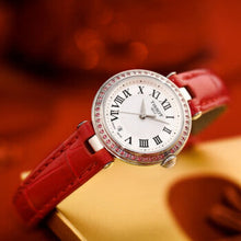 Load image into Gallery viewer, Tissot Bellissima Small Lady Diamonds Mother of Pearl Dial Red Leather Strap Watch For Women - T126.010.66.113.00