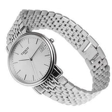 Load image into Gallery viewer, Tissot T Classic Desire White Dial Silver Steel Strap Watch for Women - T52.1.281.31