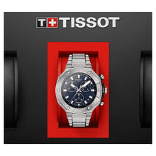 Load image into Gallery viewer, Tissot T Race Chronograph Blue Dial Silver Steel Strap Watch For Men - T141.417.11.041.00