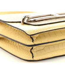Load image into Gallery viewer, Matte Alligator Lizard Mini Sac Roulis Ombre Vanille
