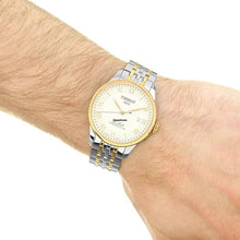 Load image into Gallery viewer, Tissot T Classic Le Locle Powermatic 80 Silver Dial Two Tone Steel Strap Watch For Men - T0064072203301
